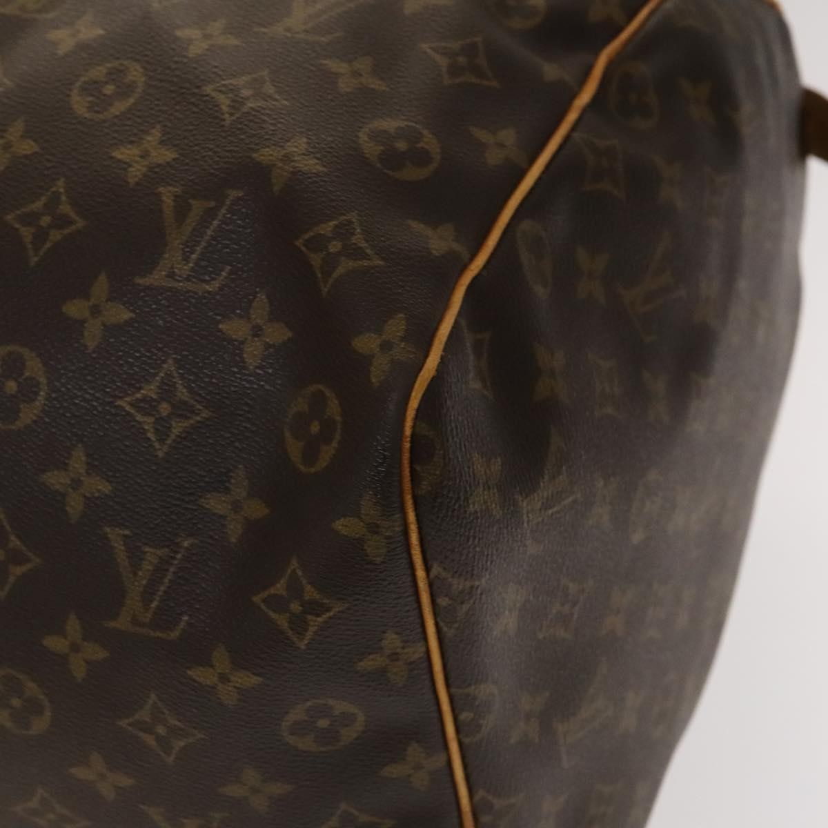 Louis Vuitton Keepall Bag Monogram Canvas Brown Canvas Travel Bag