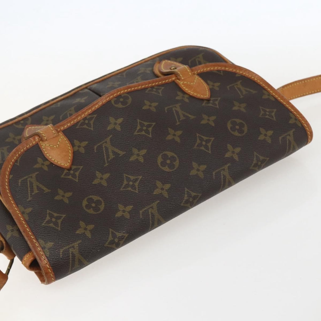 Louis Vuitton Sac Gibeciere Messenger Bag Monogram Canvas Brown Canvas Shoulder Bag