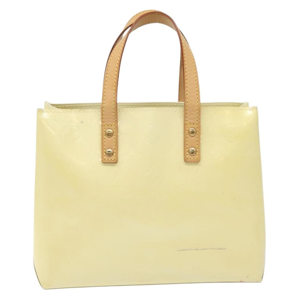 Louis Vuitton Reade Handbag Monogram Vernis Beige Patent_Leather Bag