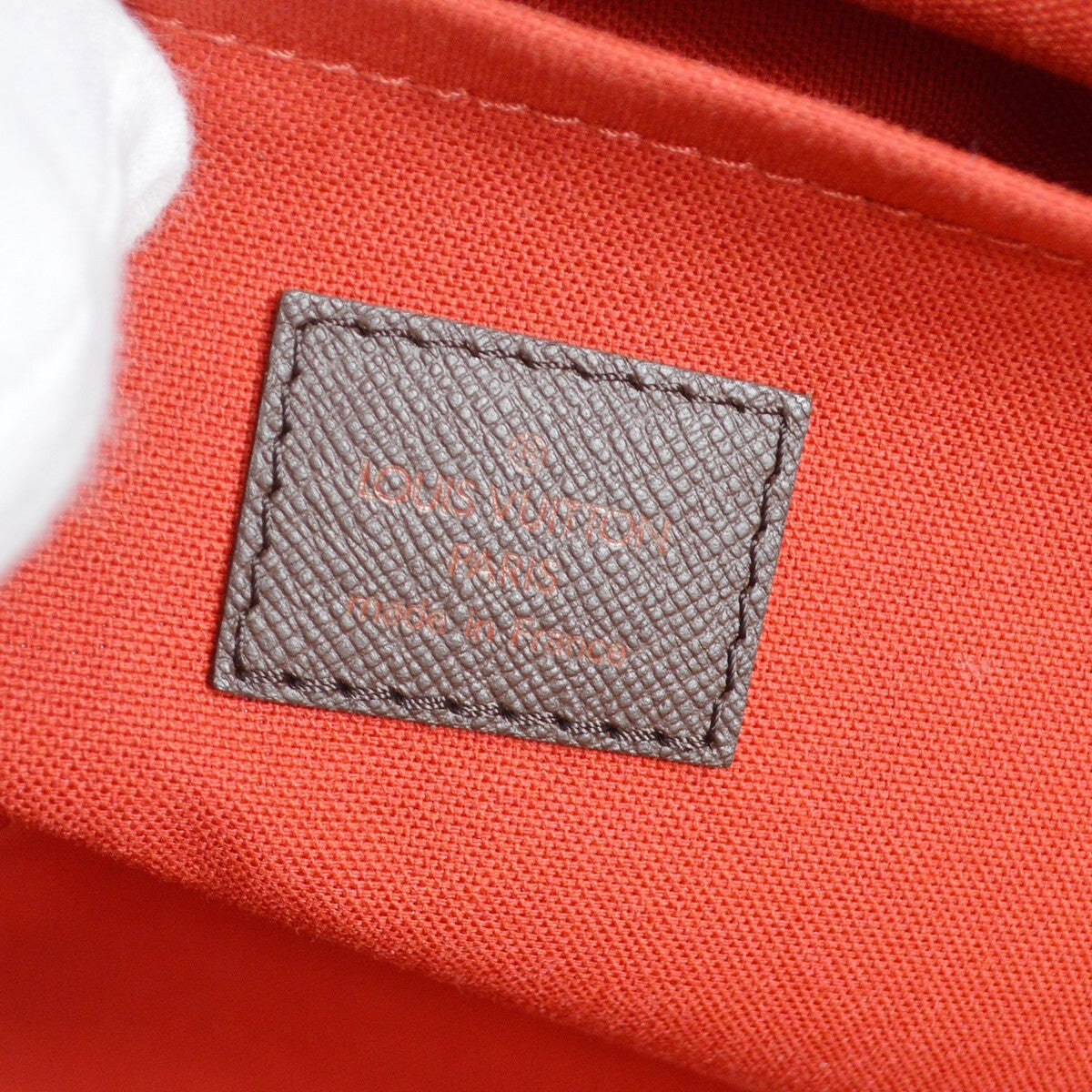Louis Vuitton Belem Handbag Damier Brown Canvas Handbag
