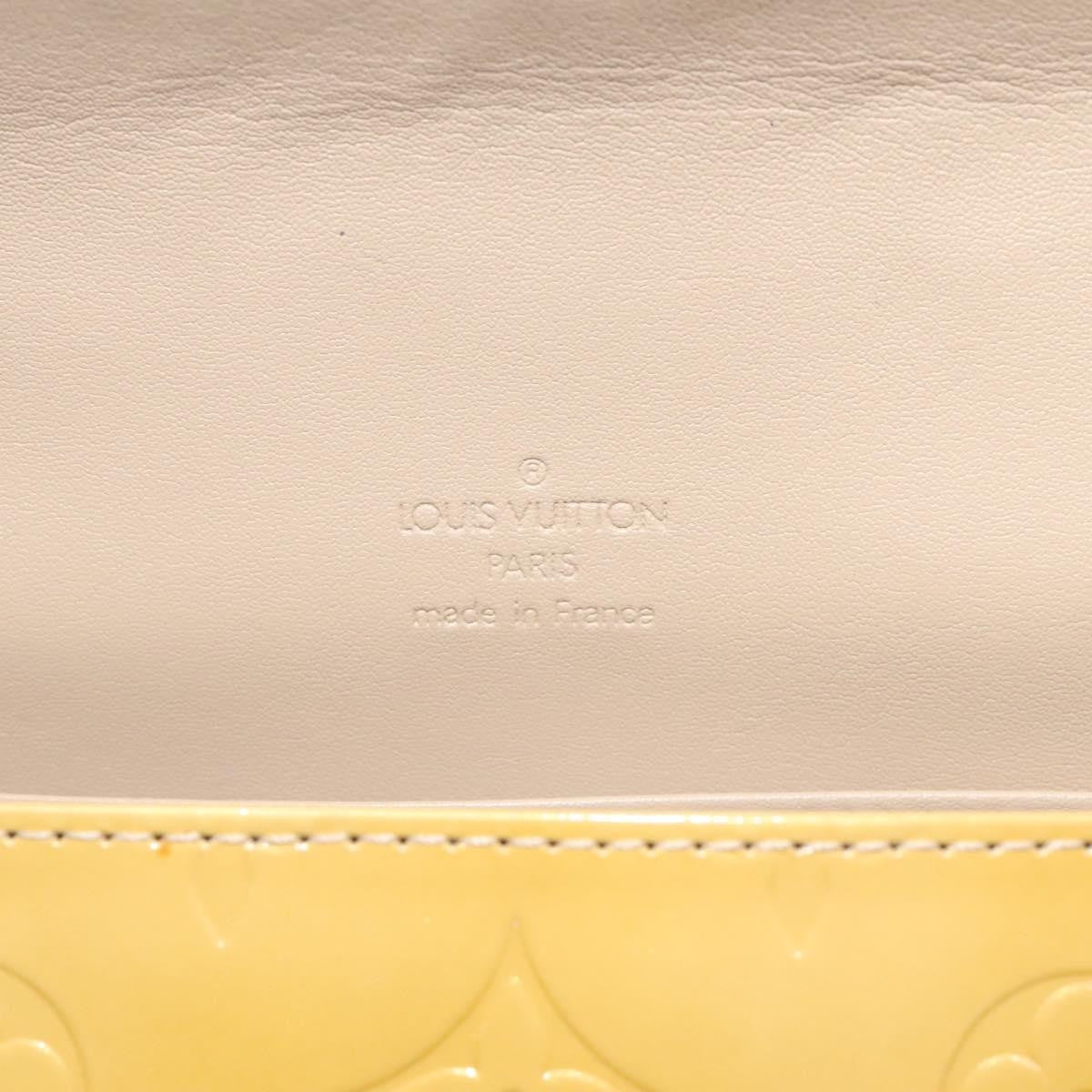 Louis Vuitton Thompson Street Handbag Monogram Vernis Beige Patent_Leather Bag