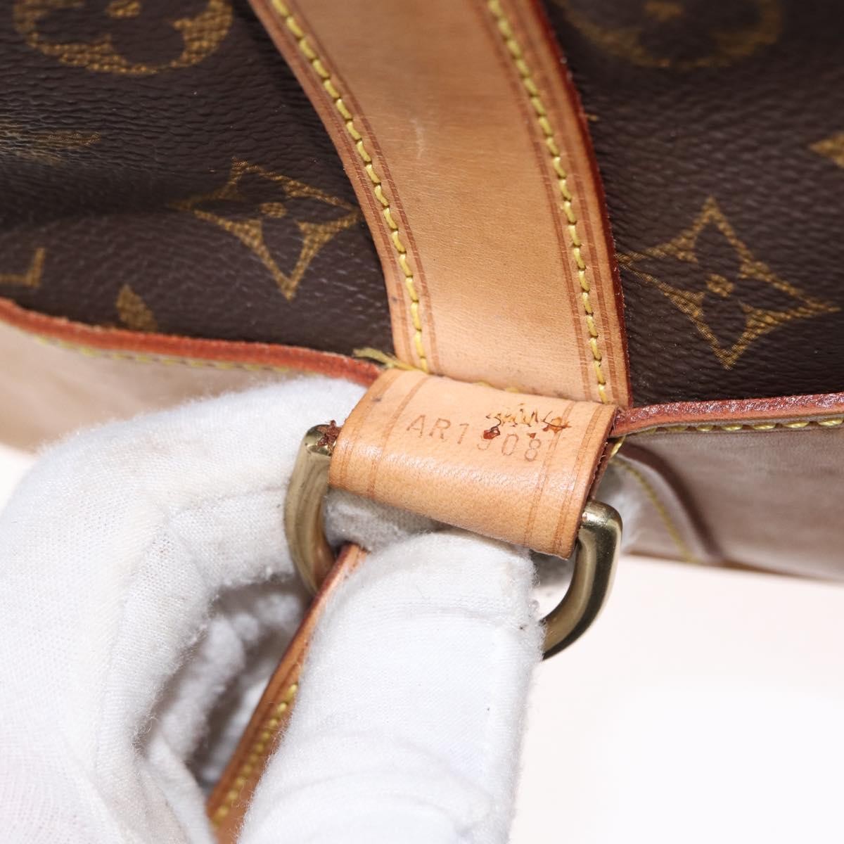 Louis Vuitton Randonnee Backpack Monogram Canvas Brown Canvas Shoulder Bag