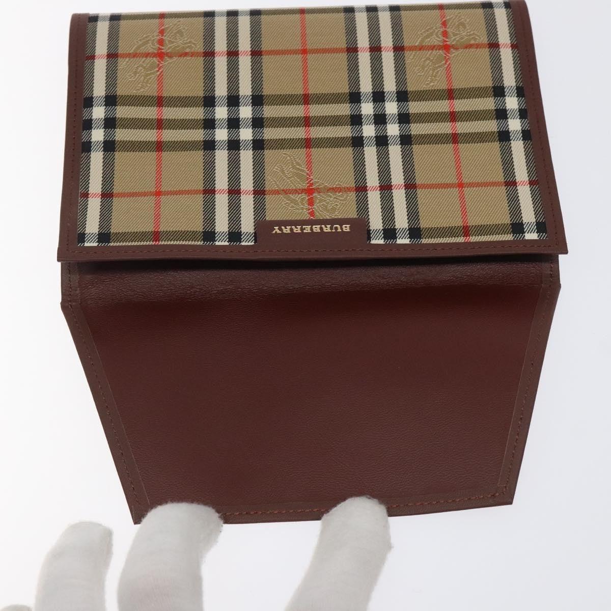 Burberry Nova Check Pochette Canvas Beige Canvas Clutche & Pouche Bag