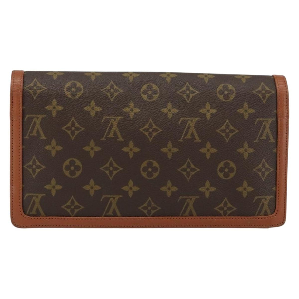 Louis Vuitton Dame Pochette Monogram Canvas Brown Canvas Clutche & Pouche Bag