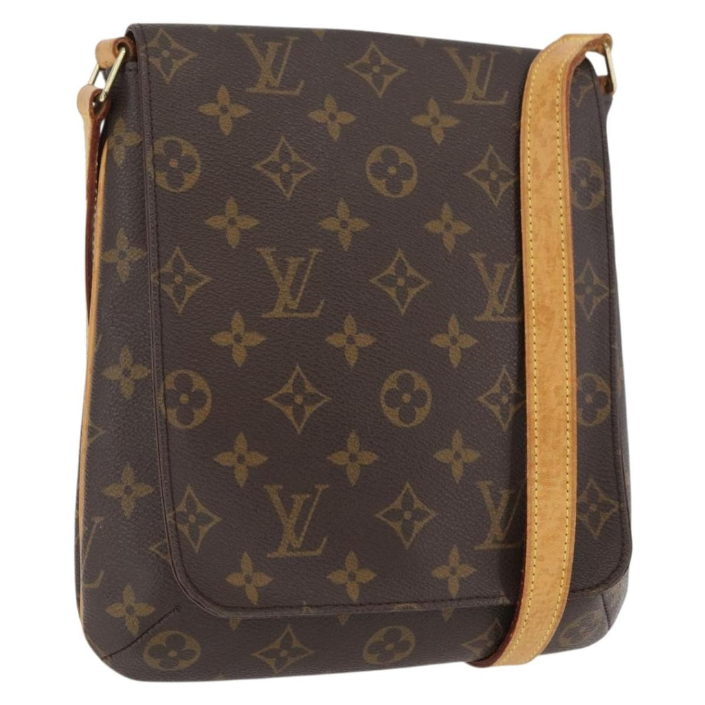 Louis Vuitton Musette Salsa Handbag Monogram Canvas Brown Canvas Shoulder Bag