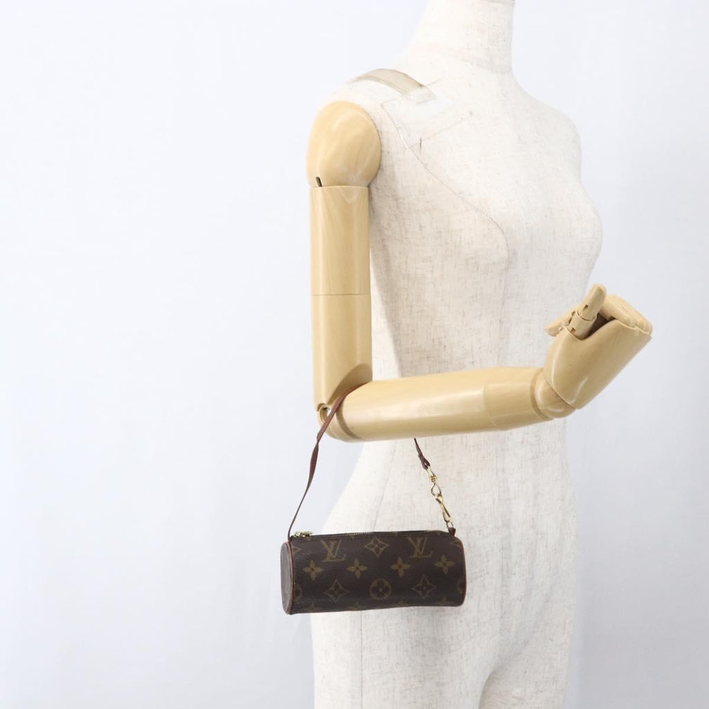 Louis Vuitton Papillon Pochette Monogram Canvas Brown Canvas Clutche & Pouche Bag