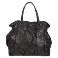 Gucci Full Moon Tote Leather Black Leather Tote Bag Bag (Pre-Owned)