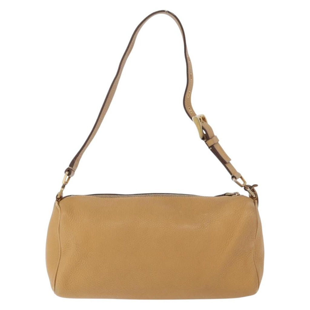 Prada Vintage Shoulder Bag Leather Brown Leather Shoulder Bag Bag