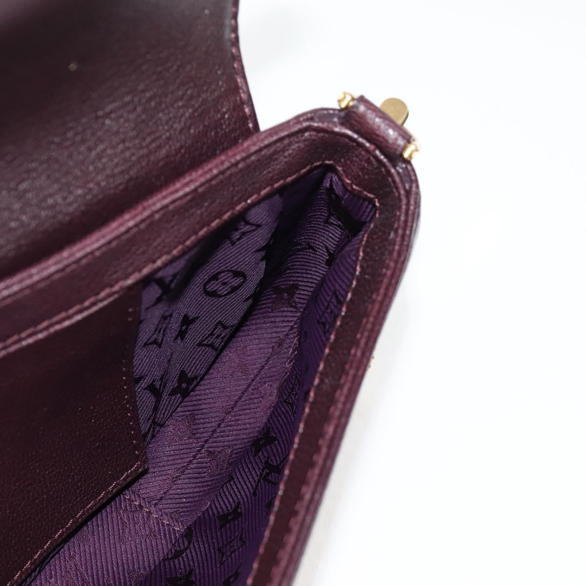 Louis Vuitton Avant Garde Pochette Leather With Suede Brown Leather Bag
