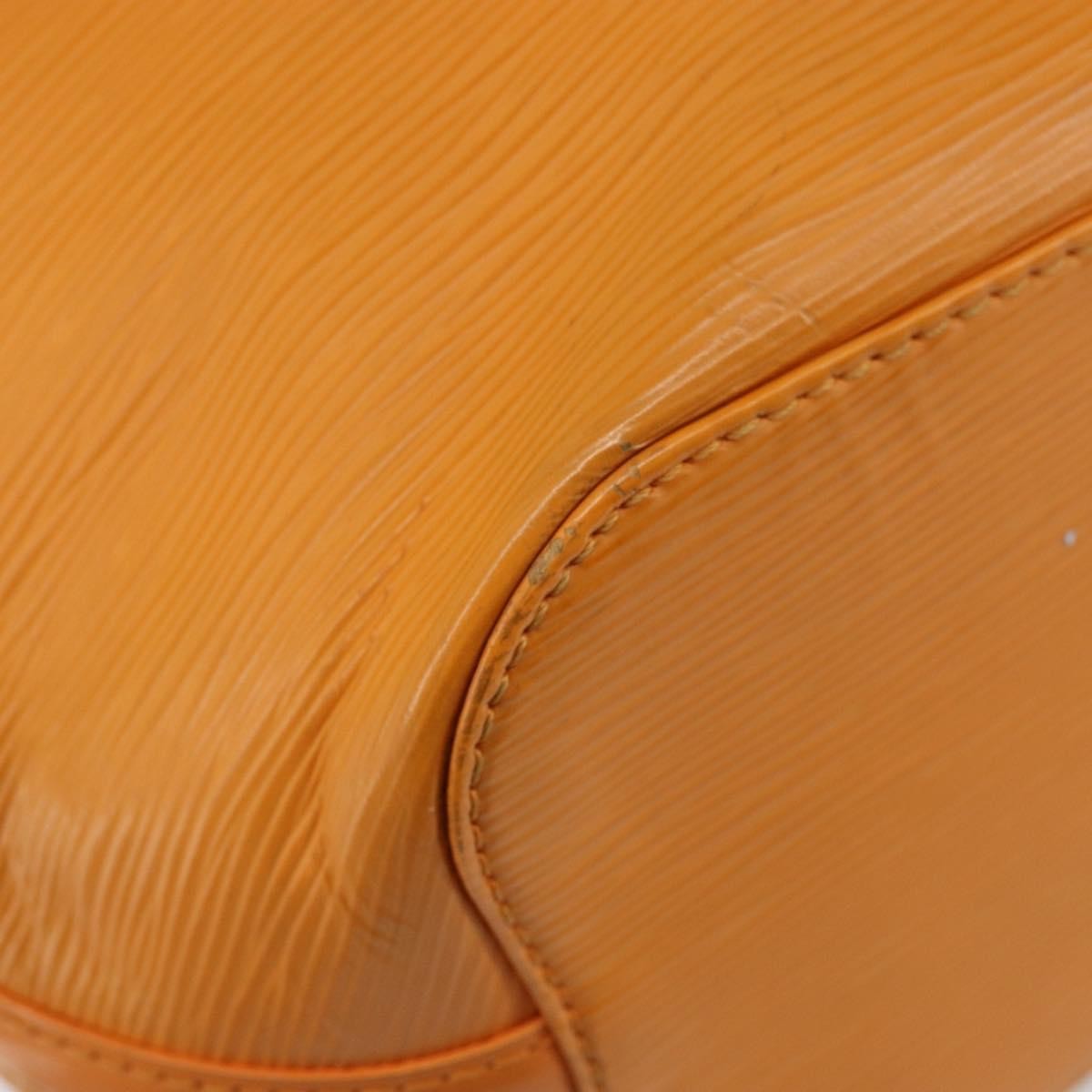 Louis Vuitton Mandara Handbag Epi Leather Orange Leather Shoulder Bag