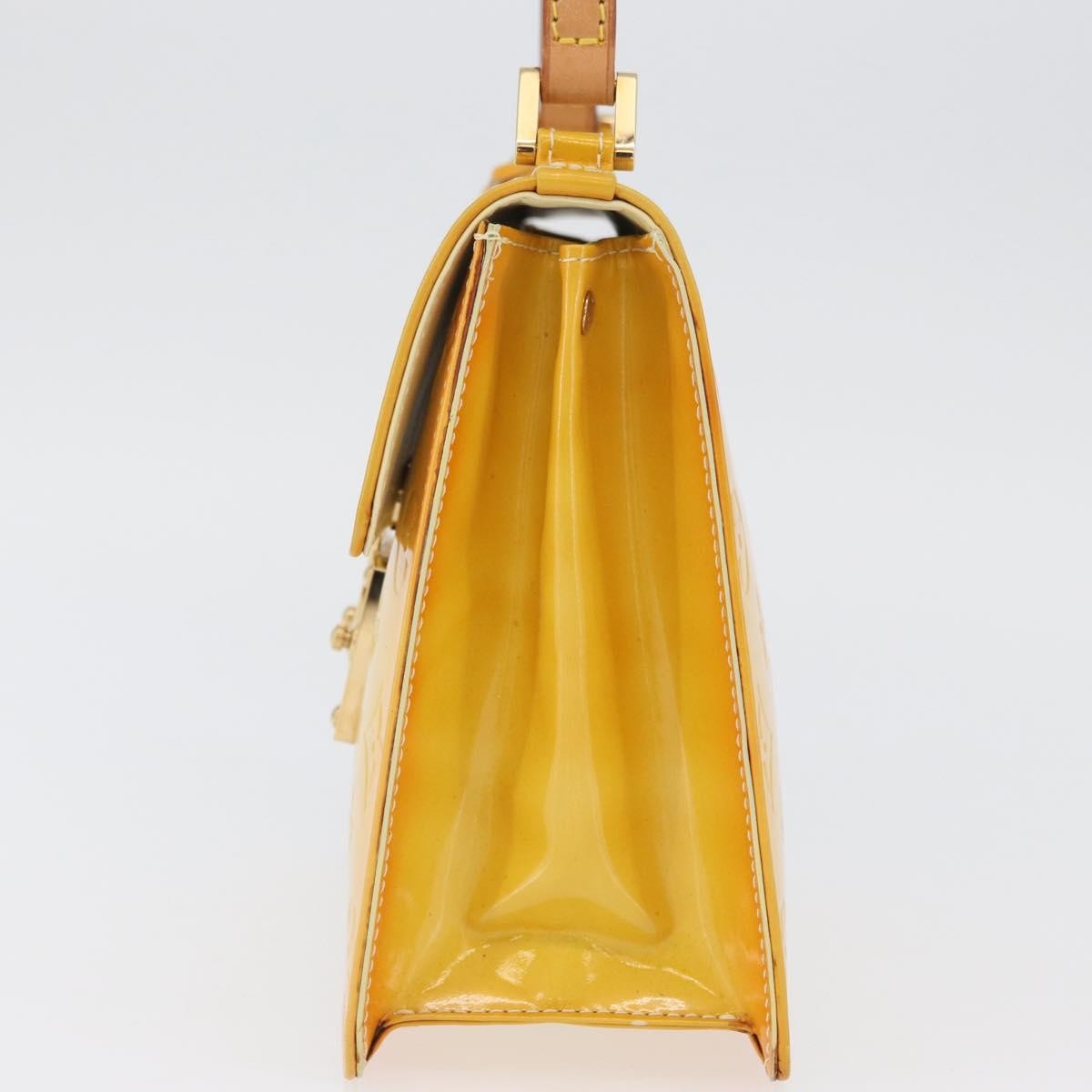 Louis Vuitton Spring Street Nm Handbag Patent Leather Yellow Patent_Leather Handbag