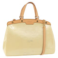 Louis Vuitton Brea Handbag Monogram Vernis Beige Patent_Leather Bag
