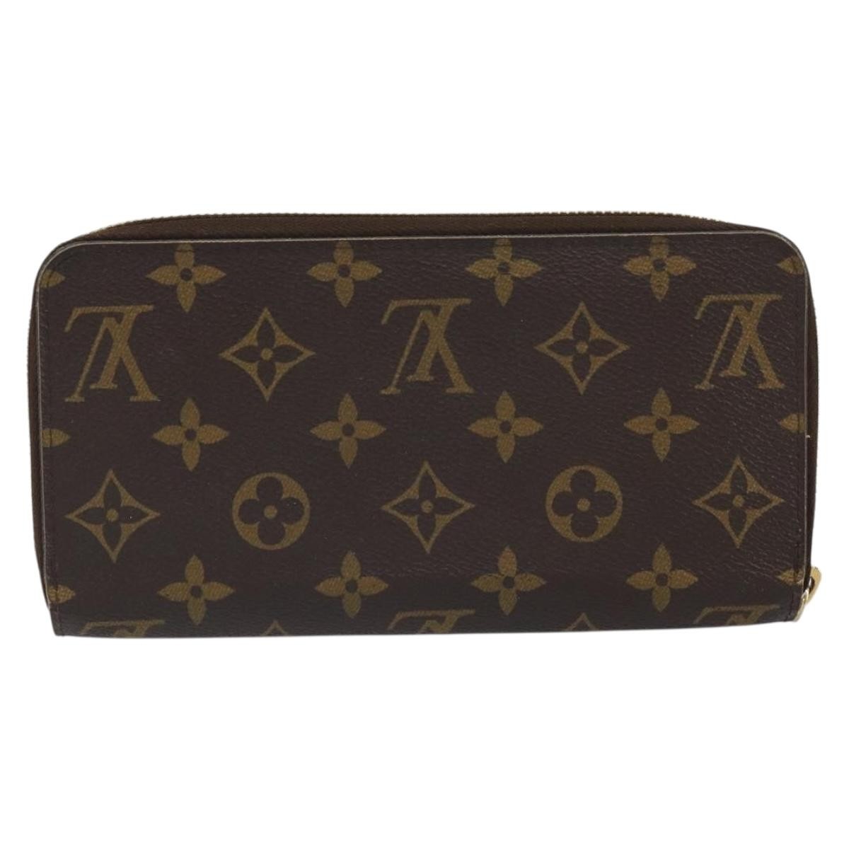 Louis Vuitton Zippy Wallet Canvas Brown Canvas Wallets Accessory