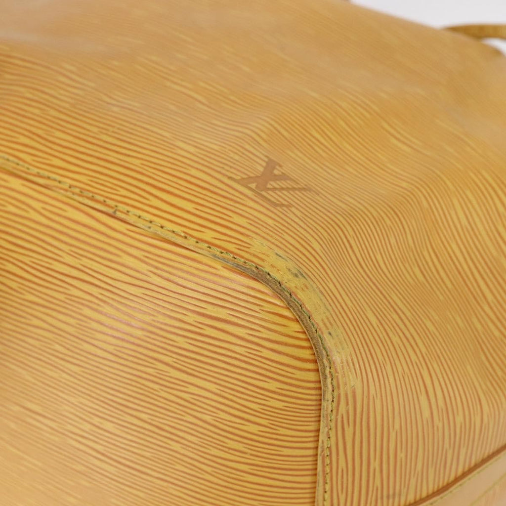 Louis Vuitton Petit Noe Handbag Epi Leather Yellow Leather Shoulder Bag