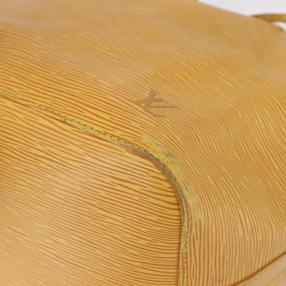 Louis Vuitton Petit Noe Handbag Epi Leather Yellow Leather Shoulder Bag