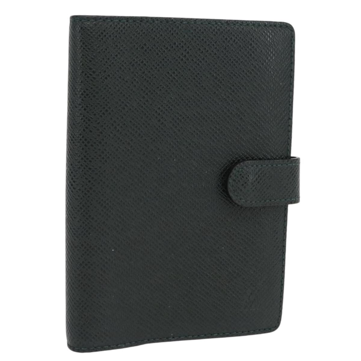 Louis Vuitton Agenda Cover Taiga Leather Green Leather Wallets Accessory