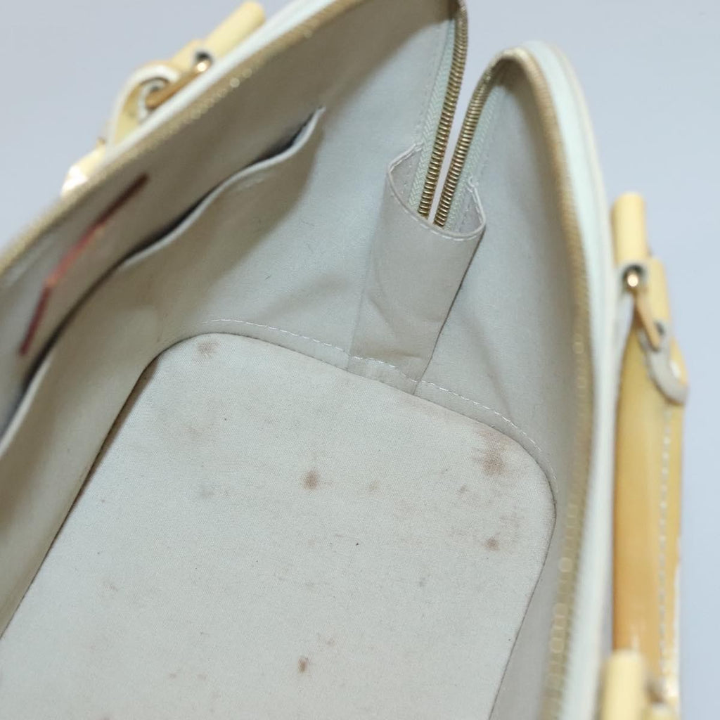 Louis Vuitton Alma Handbag Patent Leather Yellow Patent_Leather Handbag