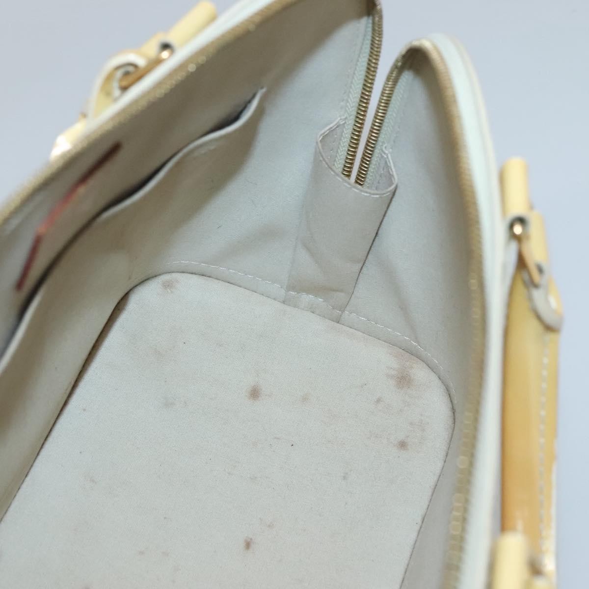 Louis Vuitton Alma Handbag Patent Leather Yellow Patent_Leather Handbag