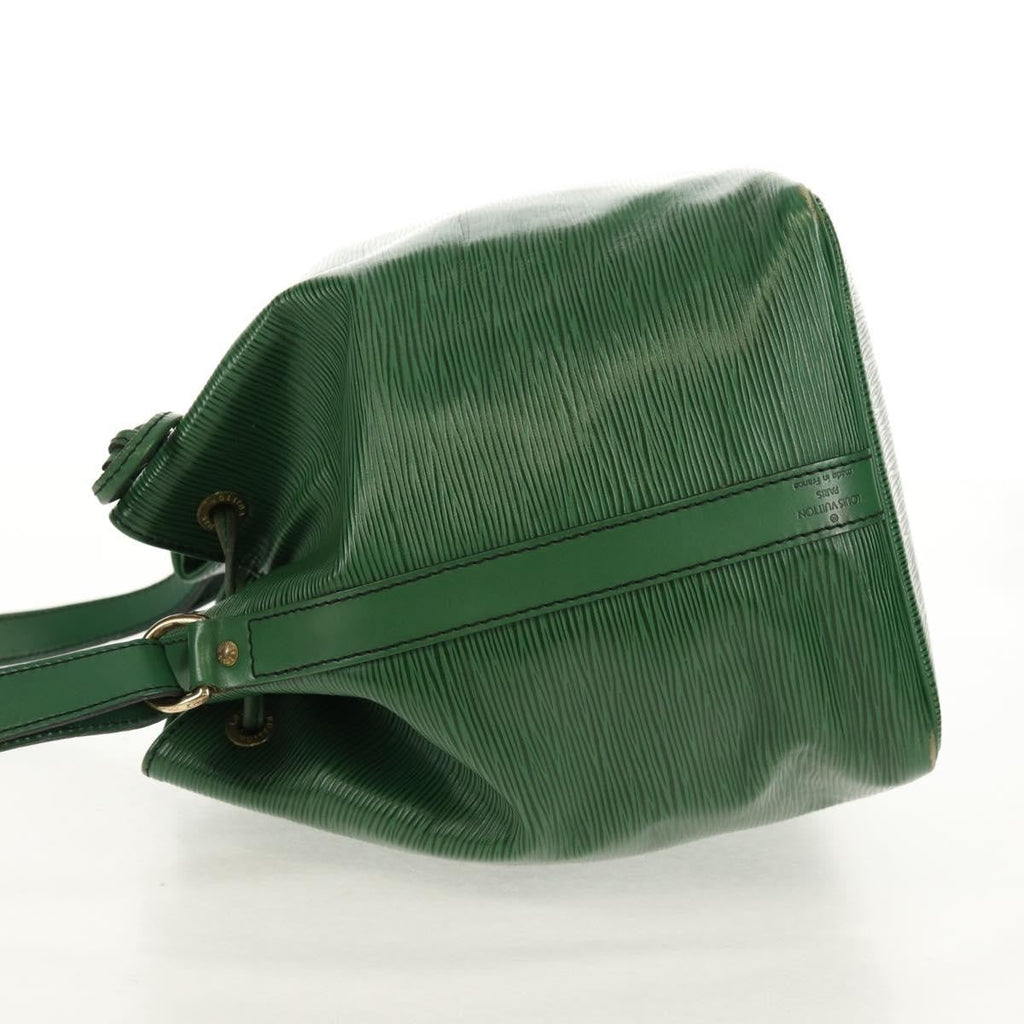 Louis Vuitton Petit Noe Handbag Epi Leather Green Leather Shoulder Bag