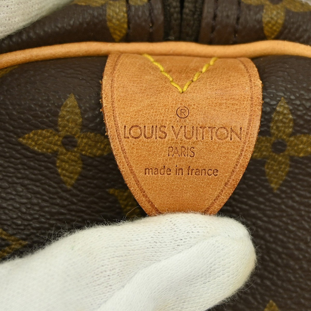Louis Vuitton Keepall Bag Monogram Canvas Brown Canvas Travel Bag