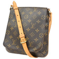 Louis Vuitton Musette Salsa Handbag Monogram Canvas Brown Canvas Shoulder Bag