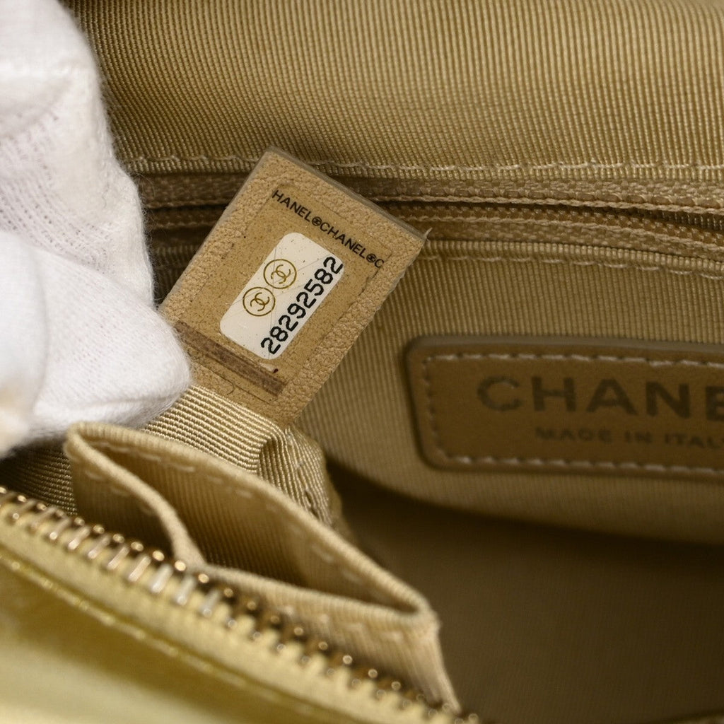 Chanel Gabrielle Hobo Quilted Metallic Aged Calfskin Gold Leather Shoulder Bag Bag