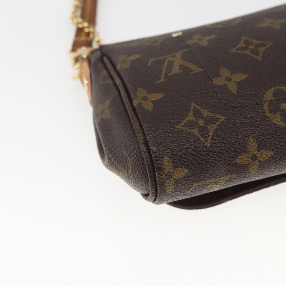 Louis Vuitton Favorite Handbag Monogram Canvas Brown Canvas Shoulder Bag
