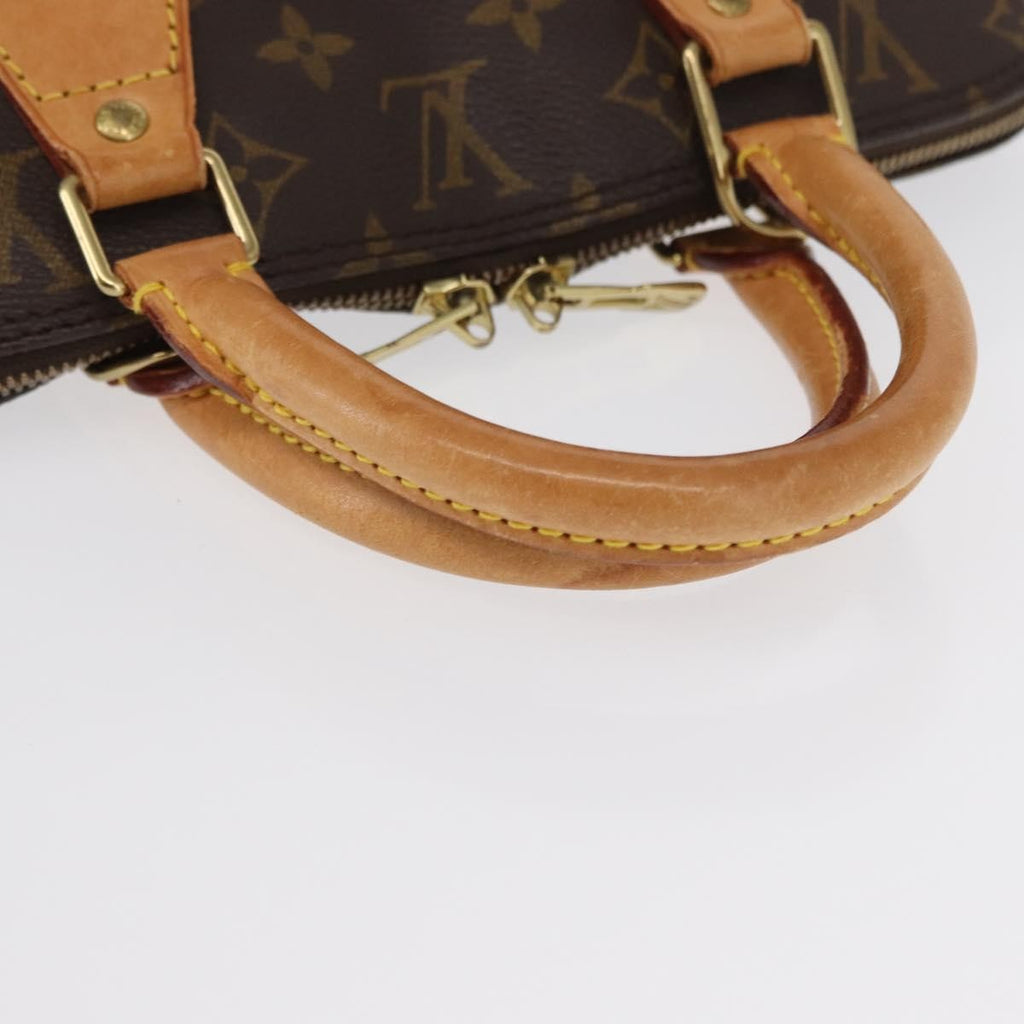 Louis Vuitton Alma Handbag Monogram Canvas Brown Canvas Handbag