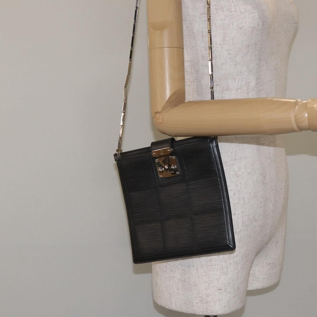 Louis Vuitton Mojito Handbag Stretch Epi Leather Black Leather Shoulder Bag