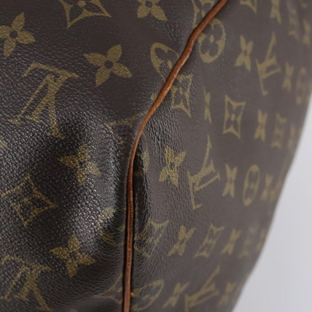 Louis Vuitton Keepall Bag Monogram Canvas Brown Canvas Travel Bag