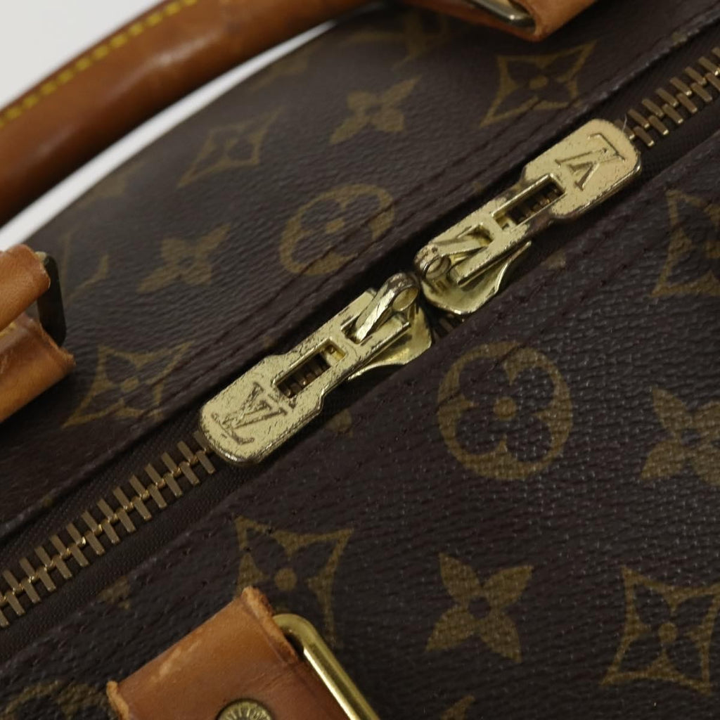 Louis Vuitton Keepall Bag Monogram Canvas Brown Canvas Travel Bag