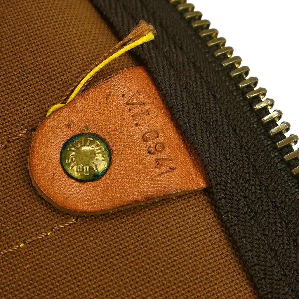 Louis Vuitton Keepall Bag Monogram Canvas Brown Canvas Travel Bag