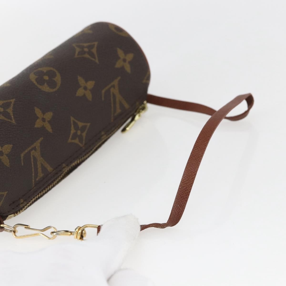 Louis Vuitton Papillon Pochette Monogram Canvas Brown Canvas Clutche & Pouche Bag
