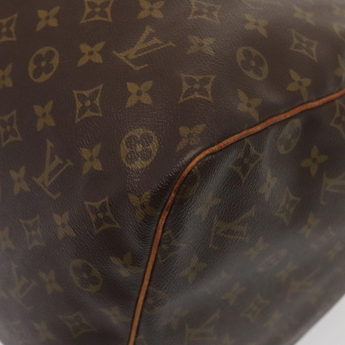 Louis Vuitton Keepall Bag Monogram Canvas Brown Canvas Travel Bag