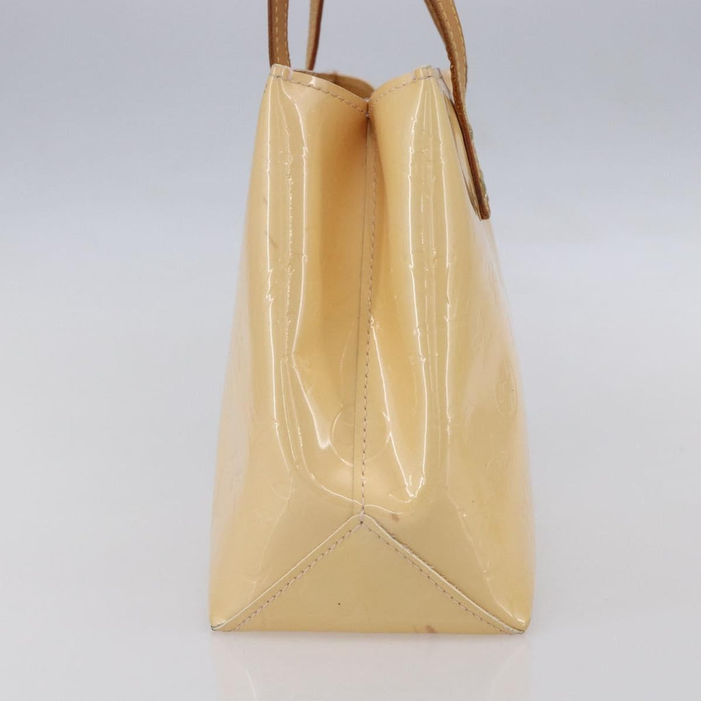 Louis Vuitton Reade Handbag Monogram Vernis Beige Patent_Leather Handbag