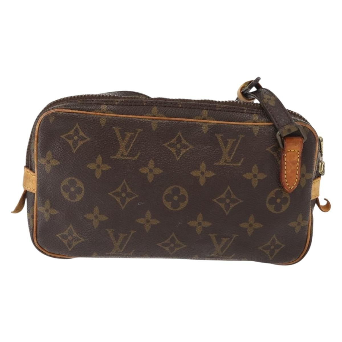 Louis Vuitton Pochette Marly Bandouliere Bag Monogram Canvas Brown Canvas Clutche & Pouche Bag