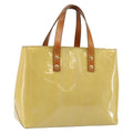Louis Vuitton Reade Handbag Monogram Vernis Beige Patent_Leather Bag