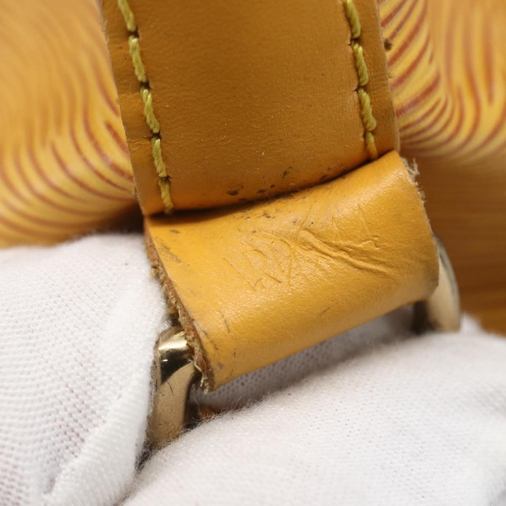 Louis Vuitton Petit Noe Handbag Epi Leather Yellow Leather Shoulder Bag
