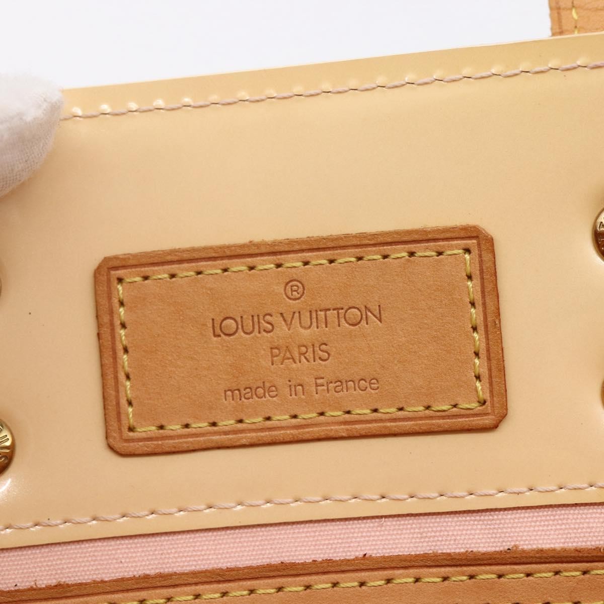 Louis Vuitton Reade Handbag Monogram Vernis Beige Patent_Leather Handbag