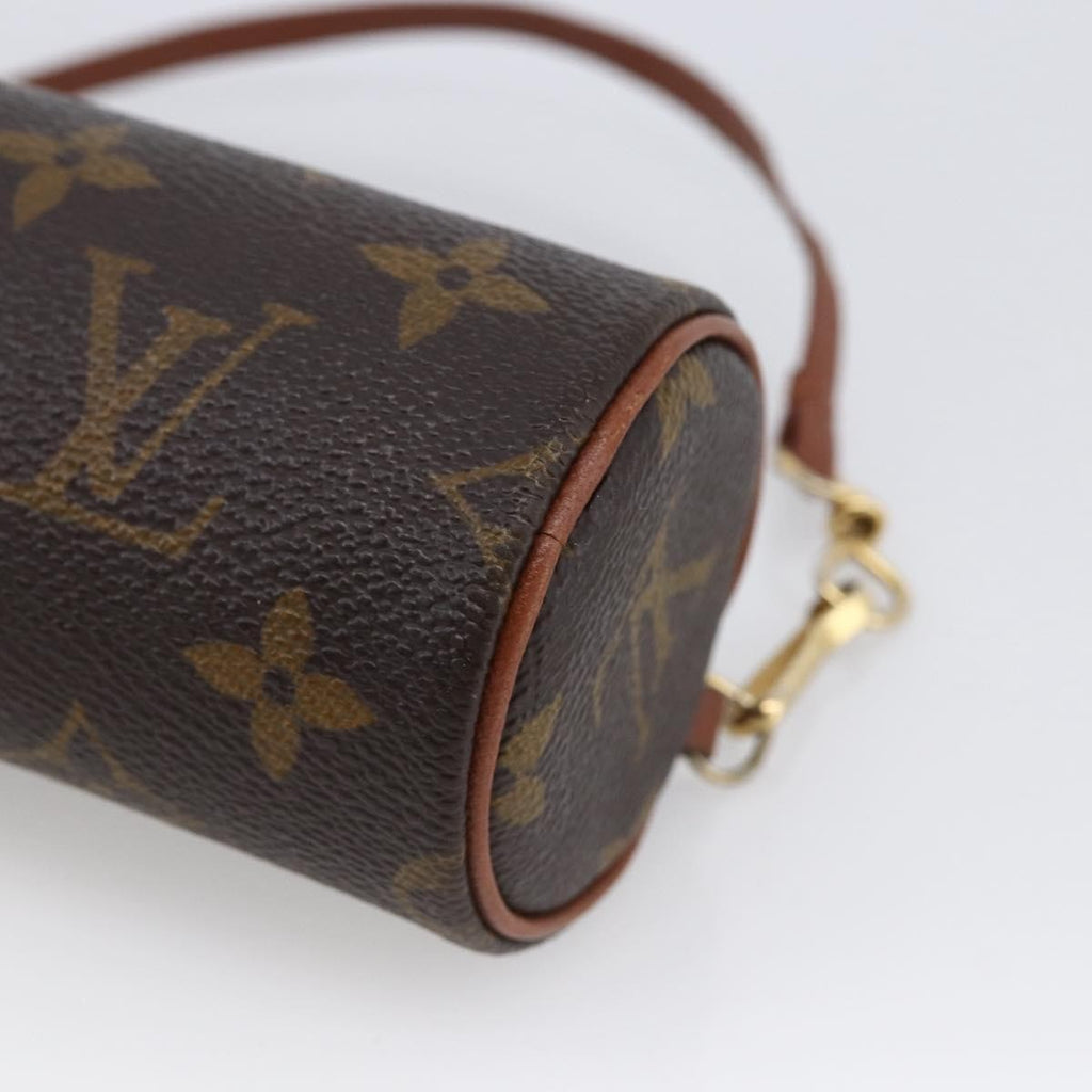 Louis Vuitton Papillon Pochette Monogram Canvas Brown Canvas Clutche & Pouche Bag