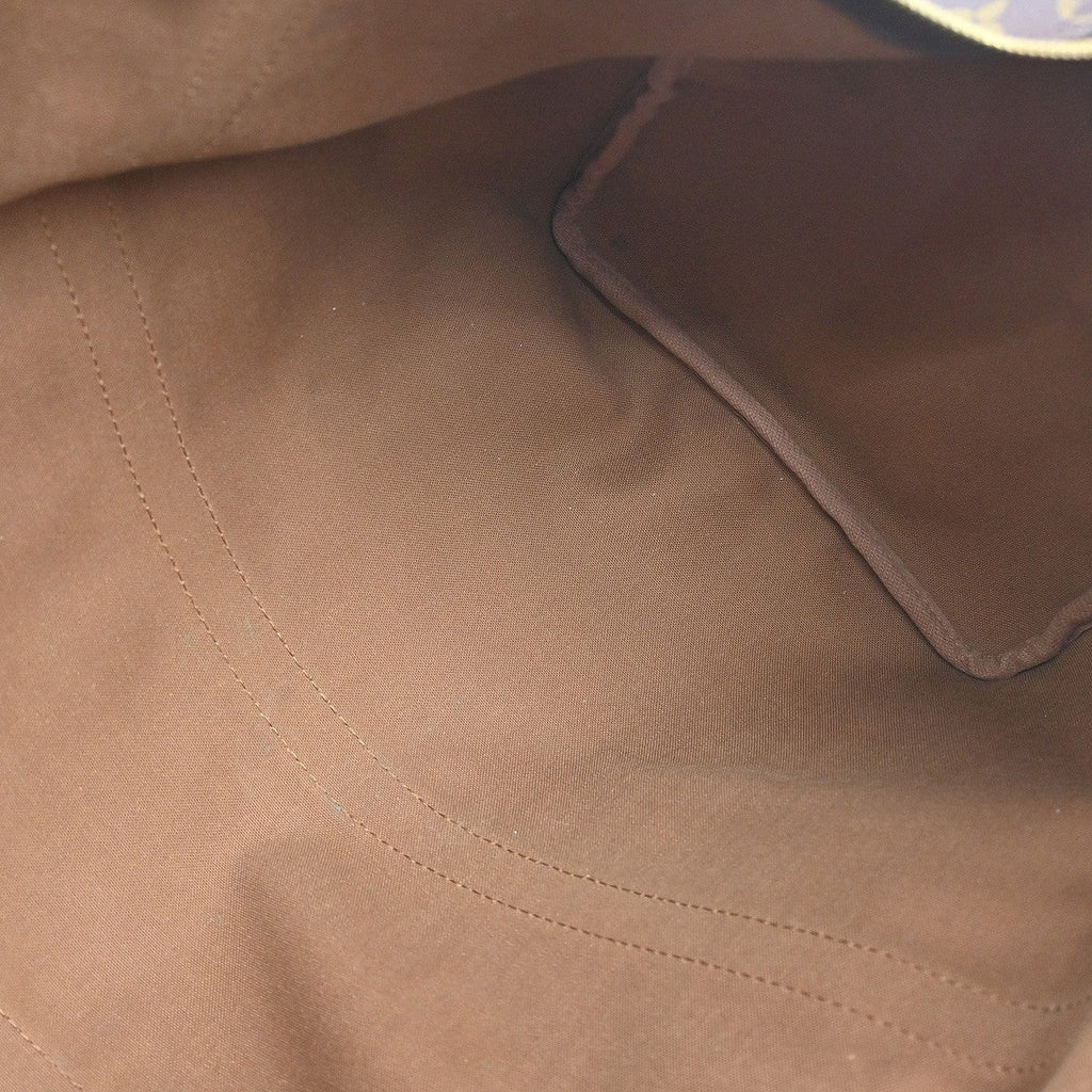 Louis Vuitton Keepall Bag Monogram Canvas Brown Canvas Travel Bag