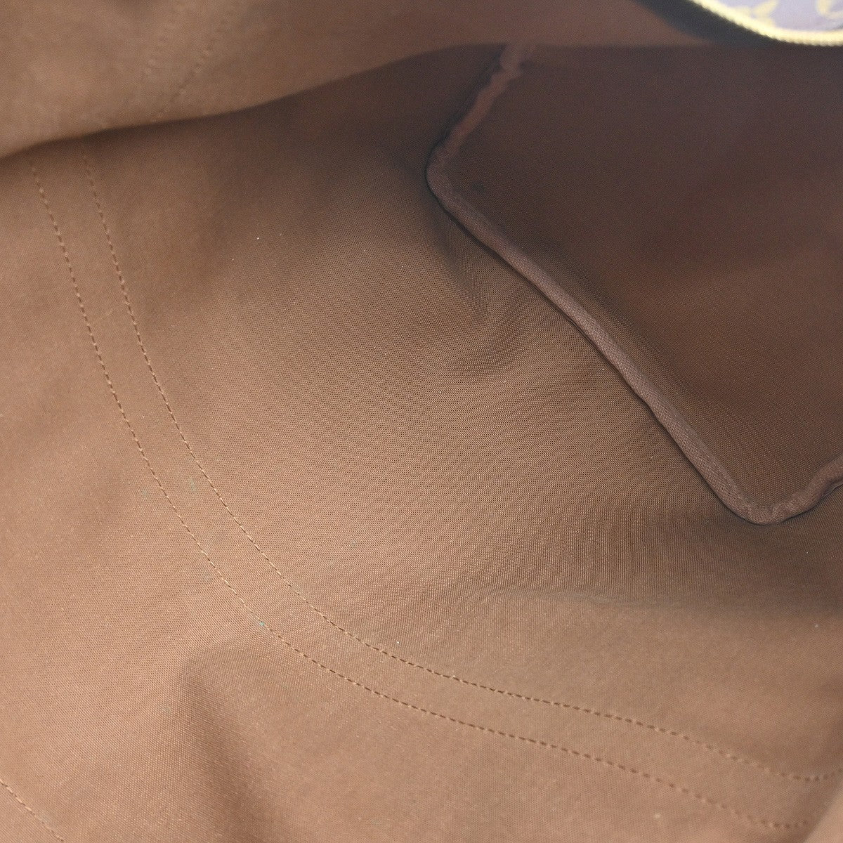 Louis Vuitton Keepall Bag Monogram Canvas Brown Canvas Travel Bag
