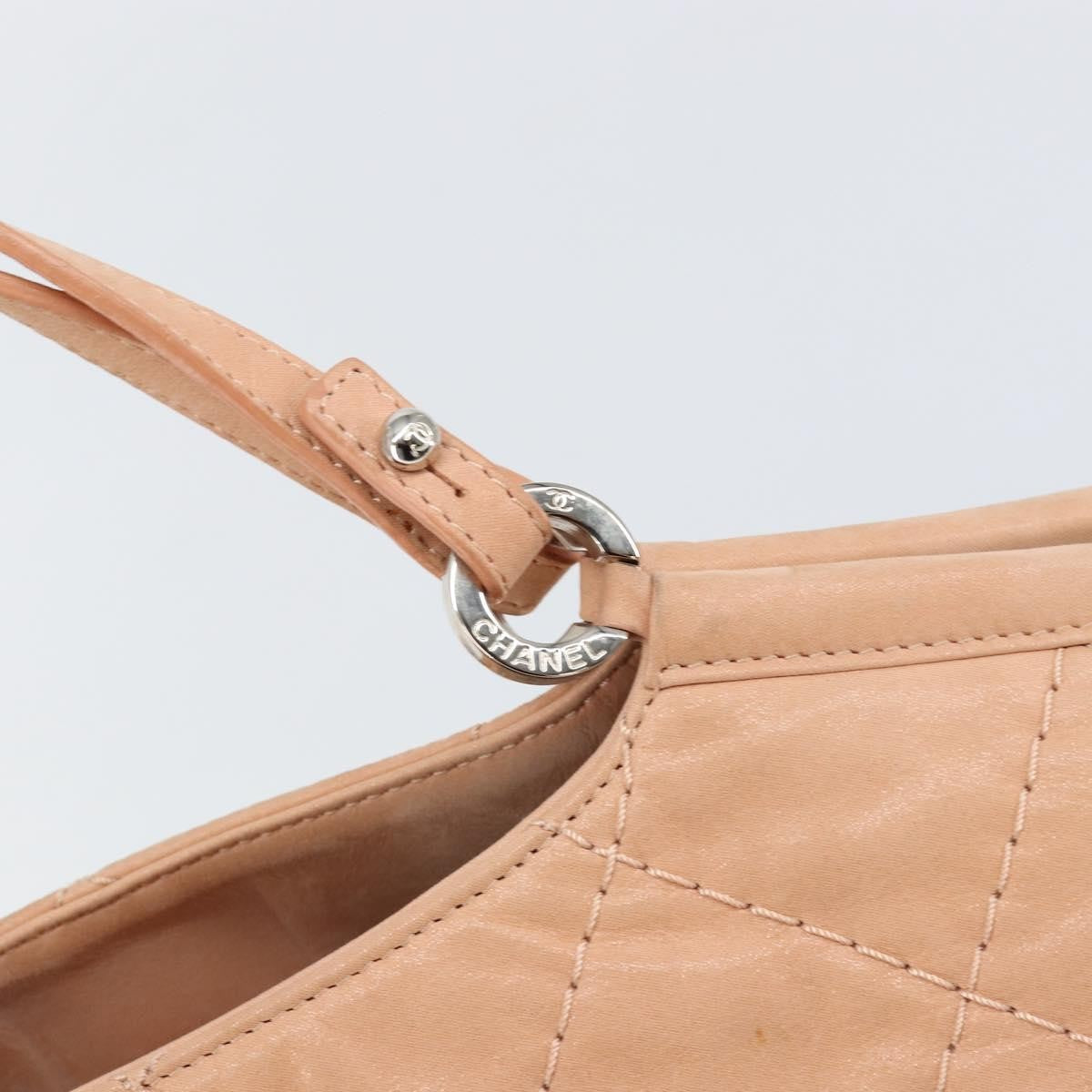 Chanel Cc Sea Hit Tote Quilted Iridescent Calfskin Pink Leather Shoulder Bag Bag
