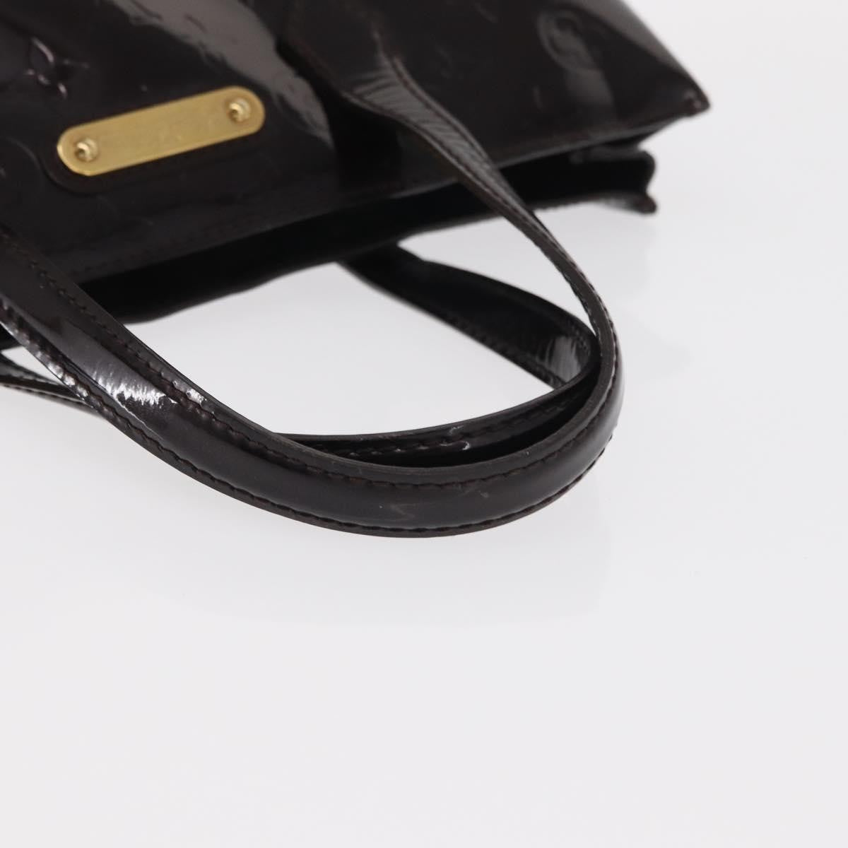 Louis Vuitton Wilshire Handbag Monogram Vernis Burgundy Patent_Leather Handbag