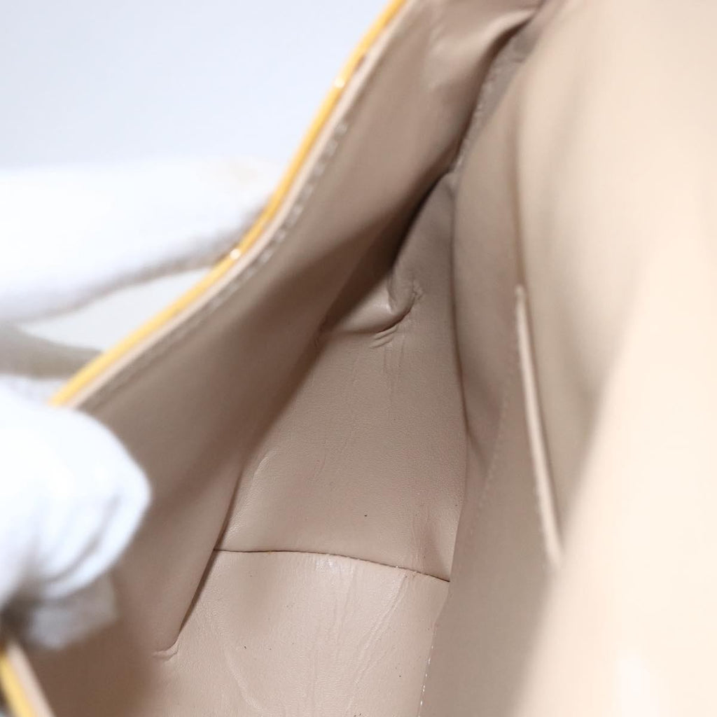 Louis Vuitton Thompson Street Handbag Monogram Vernis Beige Patent_Leather Shoulder Bag