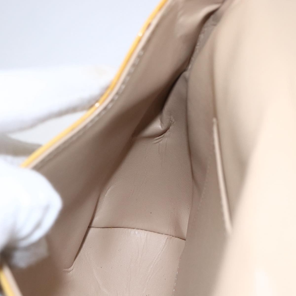 Louis Vuitton Thompson Street Handbag Monogram Vernis Beige Patent_Leather Shoulder Bag