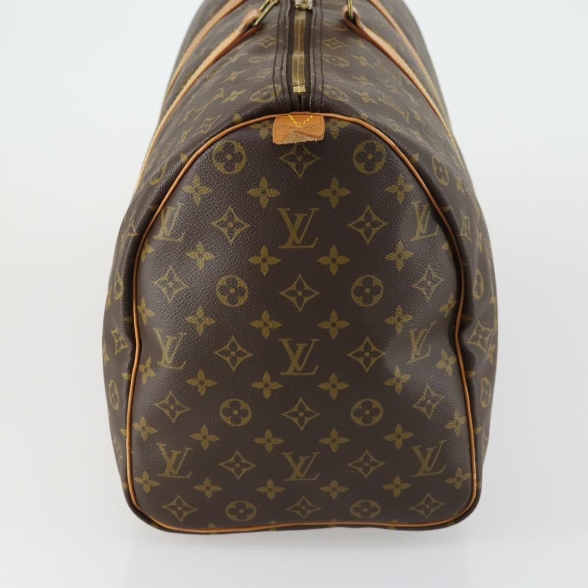Louis Vuitton Keepall Bag Monogram Canvas Brown Canvas Travel Bag