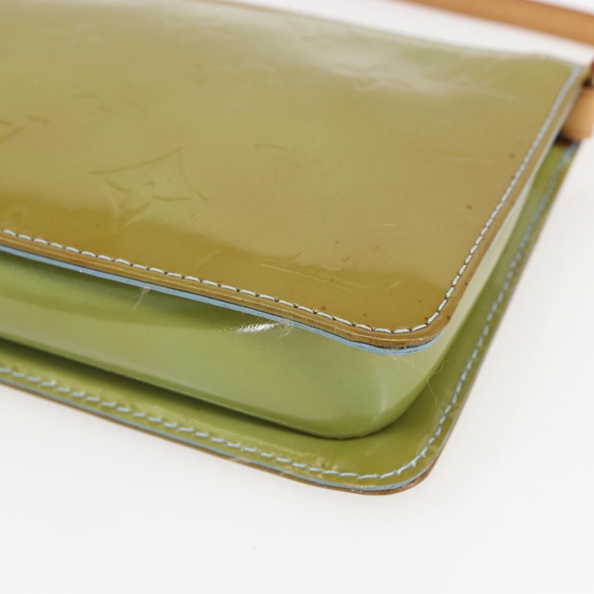 Louis Vuitton Lexington Pochette Monogram Vernis Blue Patent_Leather Clutche & Pouche Bag