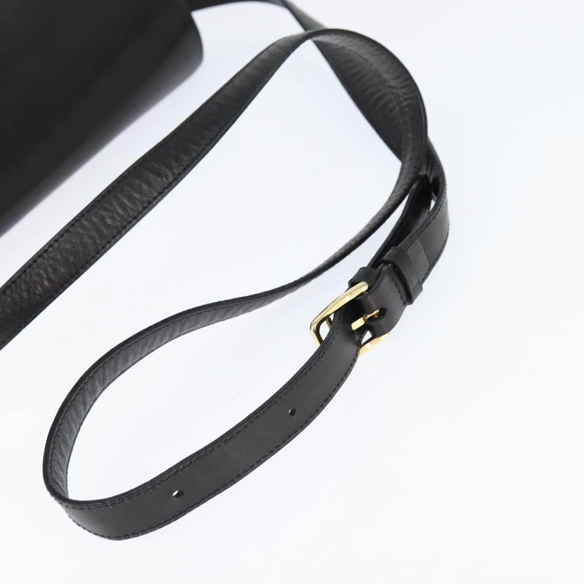 Celine Vintage Triomphe Shoulder Bag Leather Brown Leather Shoulder Bag Bag