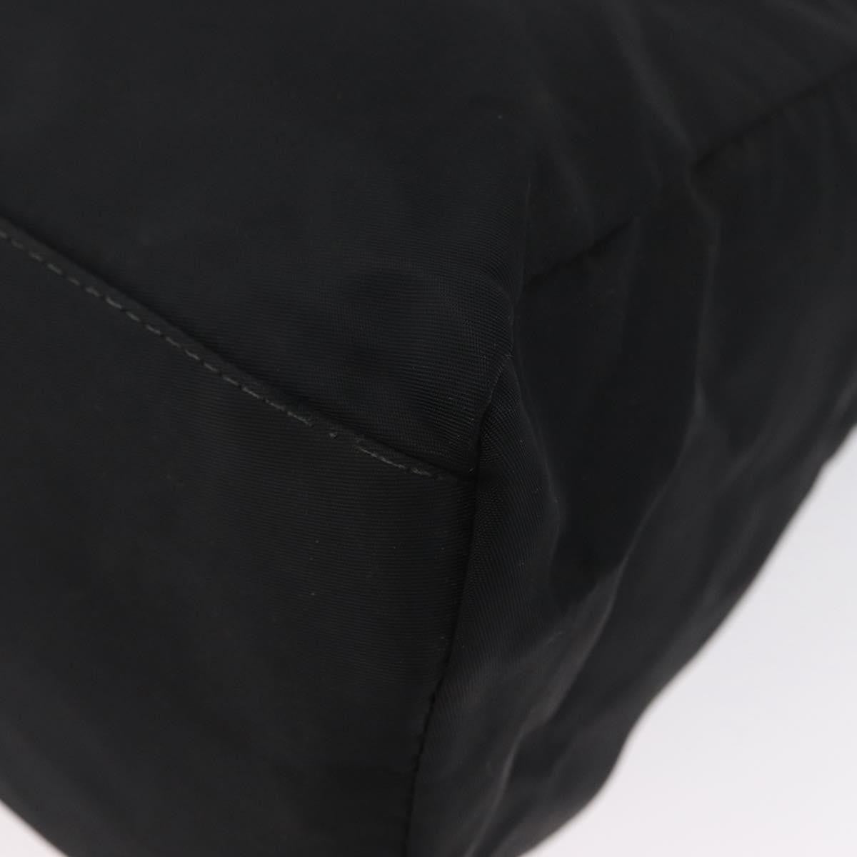 Prada Vintage Zip Tote Tessuto Black Nylon Tote Bag Bag